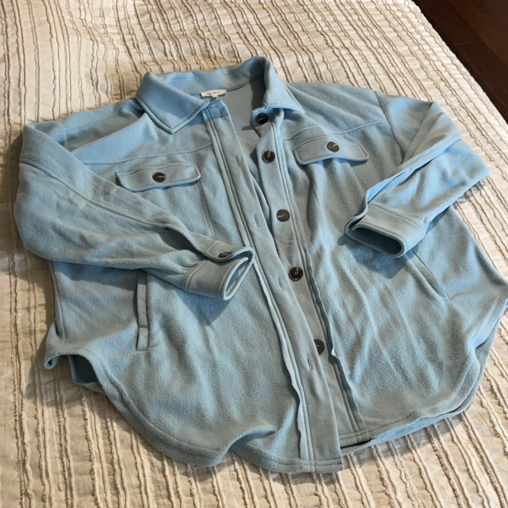 Free People Inspired Oversized Shacket size Small